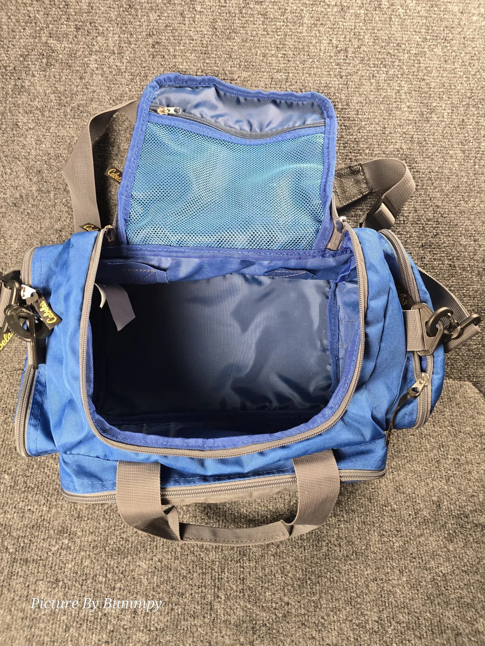 Cabela's Blue & Gray Men's Travel Duffle Bag